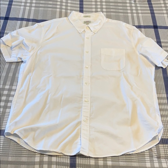 J. Crew Short Sleeve Oxford XL - Picture 1 of 2